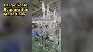 Evaporador rotativo grande para laboratórios farmacêuticos