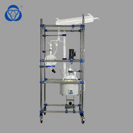 China Elevada precisão durável semi automática de vidro do reator da dupla camada da escala de laboratório fábrica