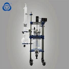 China Reator semi automático industrial farmacêutico do vidro da chaleira da reação do reator de Chemglass da categoria fábrica