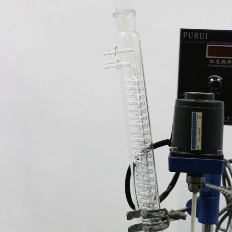 Convenient Lab Glass Reactor Single Layer Instruments For Solid Material