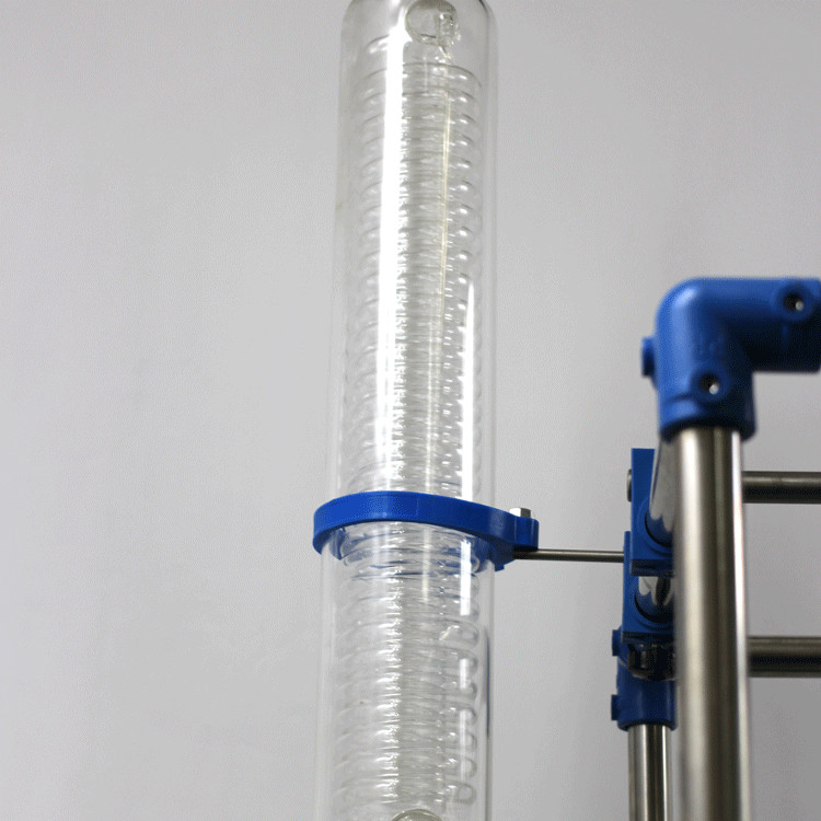 Laboratory Single Layer Glass Reactor 100L Long Service Life PTFE Material Parts